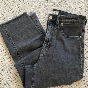 Madewell raw hem curvy perfect vintage straight jean